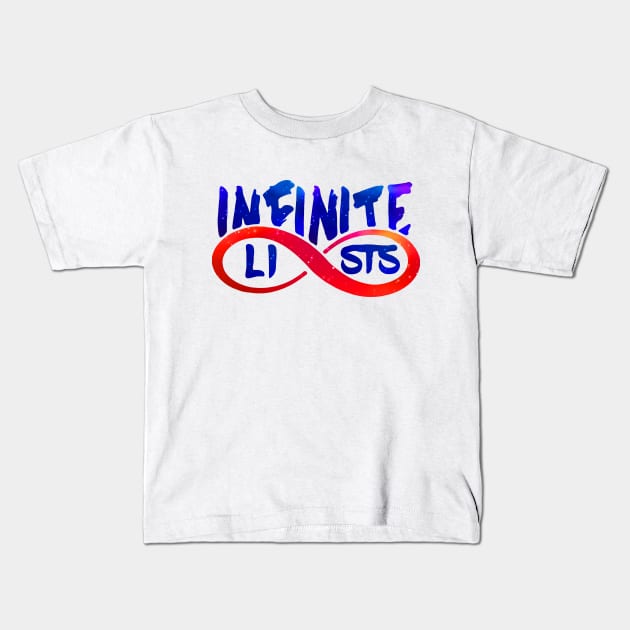 Infinite lists Merch Kids T-Shirt by NewMerch